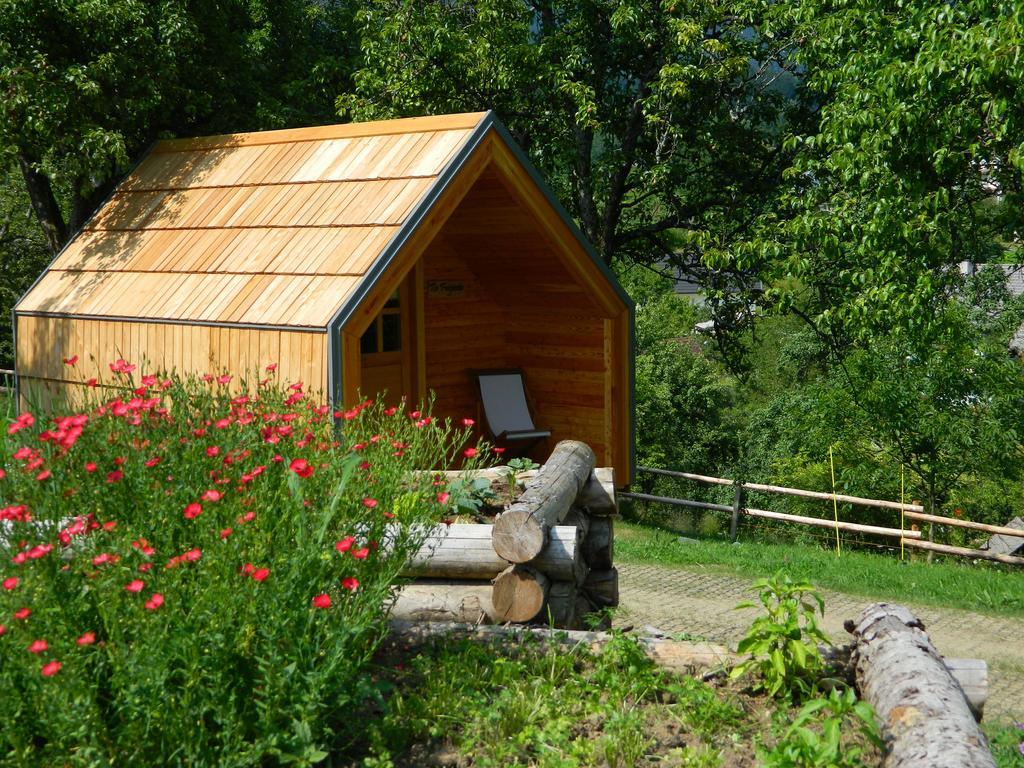 Glamping Organic Farm Slibar Villa Trzic Luaran gambar