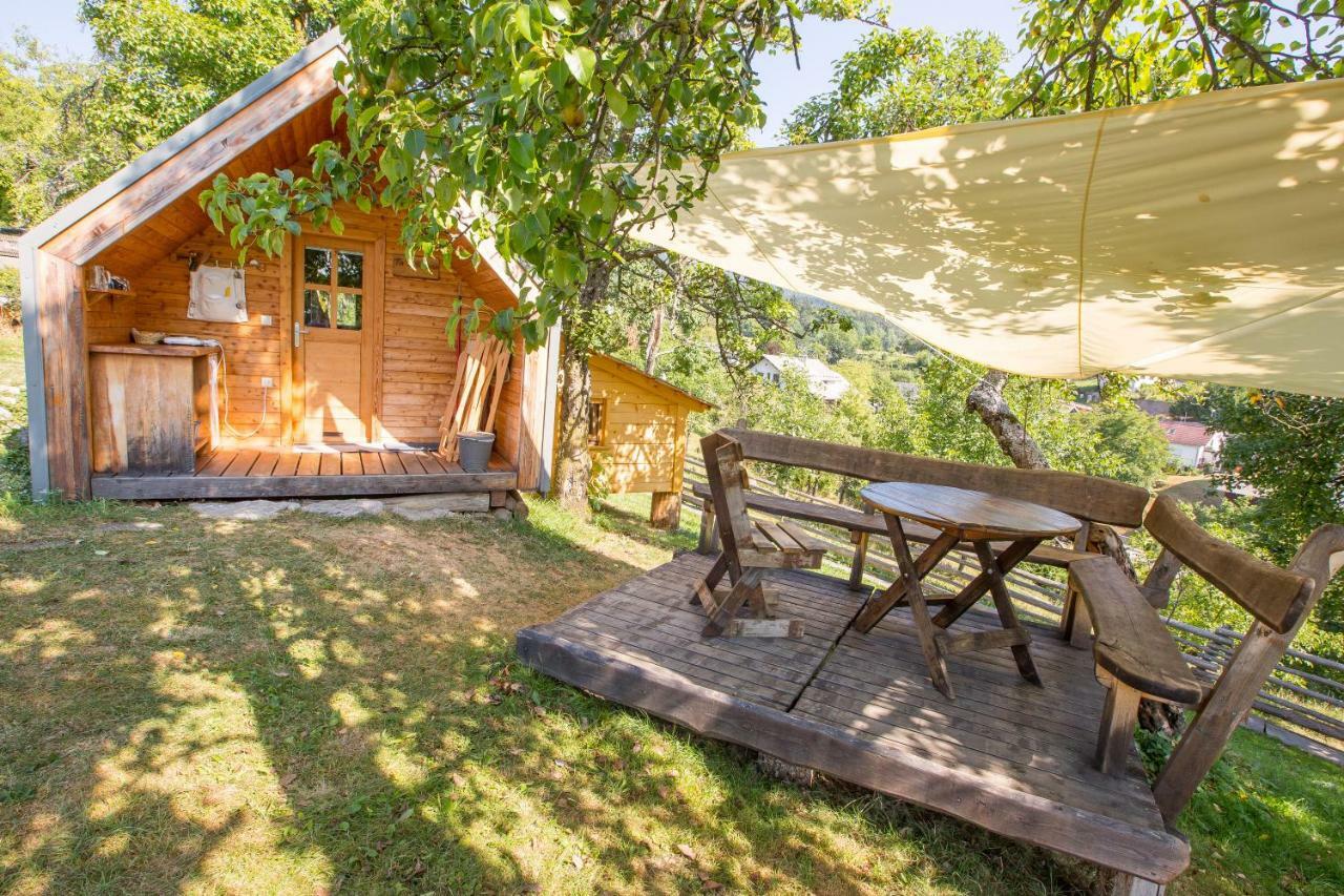 Glamping Organic Farm Slibar Villa Trzic Luaran gambar