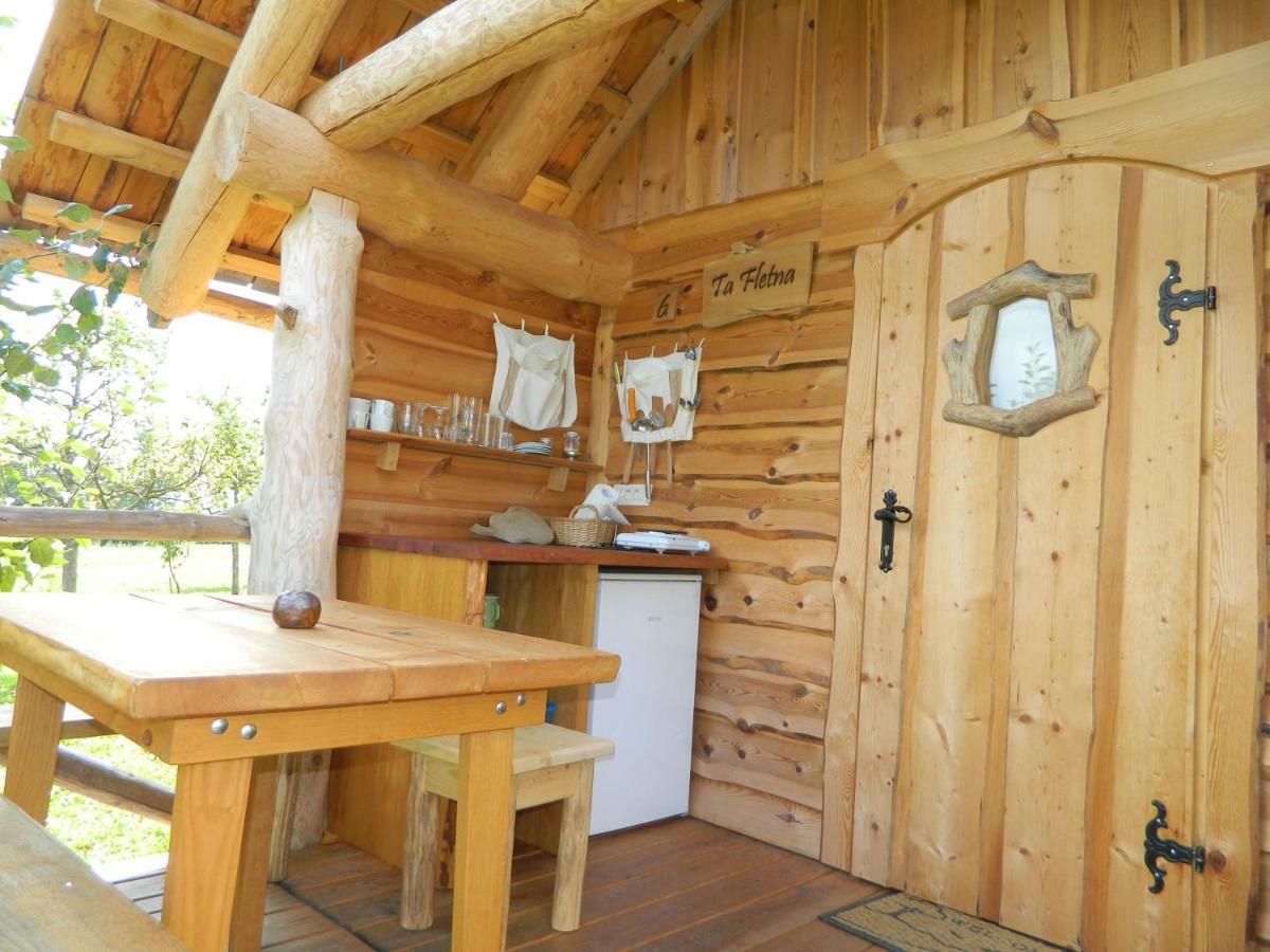 Glamping Organic Farm Slibar Villa Trzic Luaran gambar