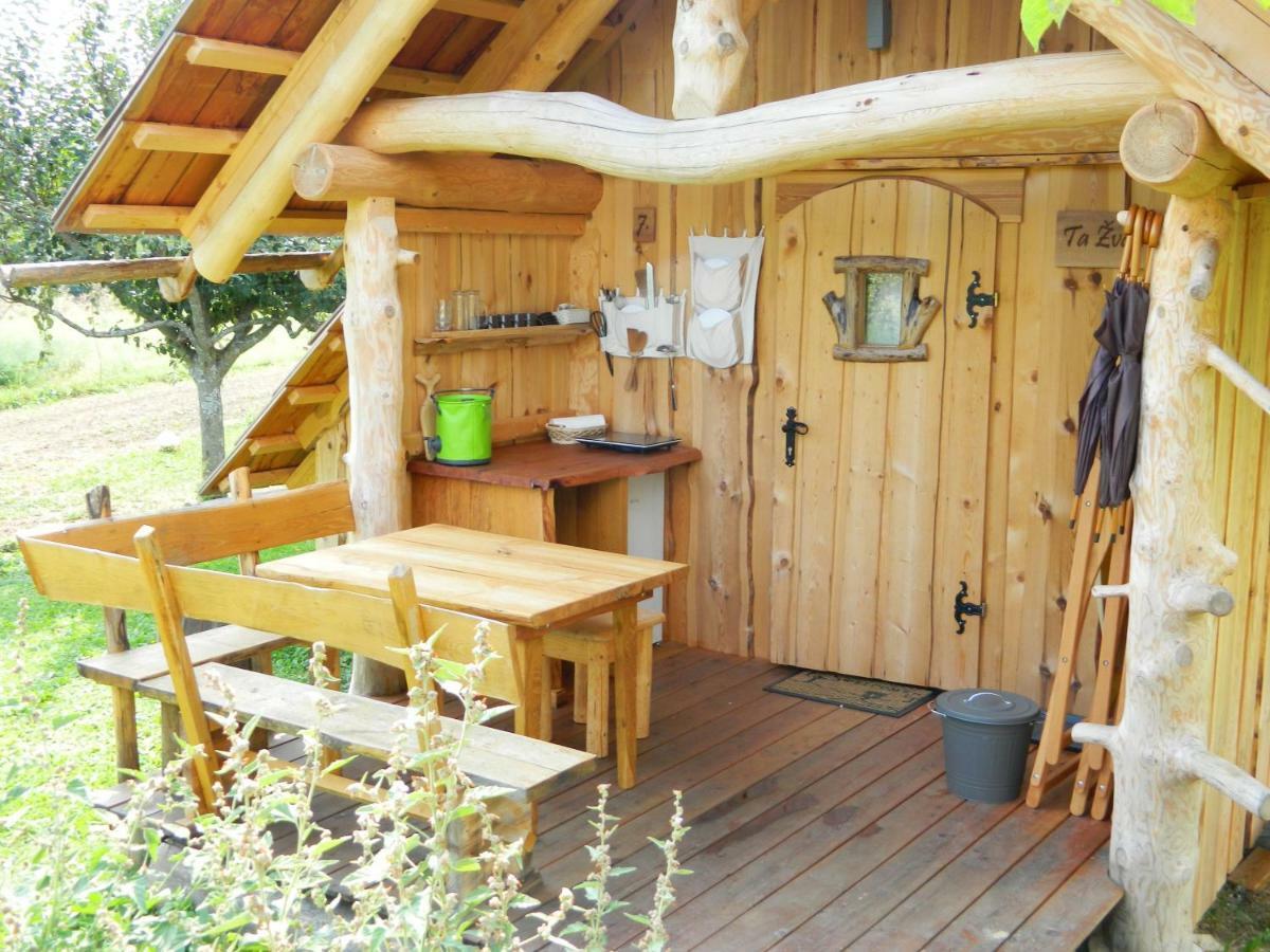 Glamping Organic Farm Slibar Villa Trzic Luaran gambar